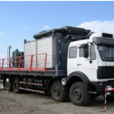 Compresseur à gaz mobile monté sur véhicule de 330 kW alimenté par un moteur diesel à Pékin, en Chine