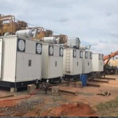 Nigéria Groupes électrogènes au gaz naturel 20 × 600 kW, 2 × 500 kW